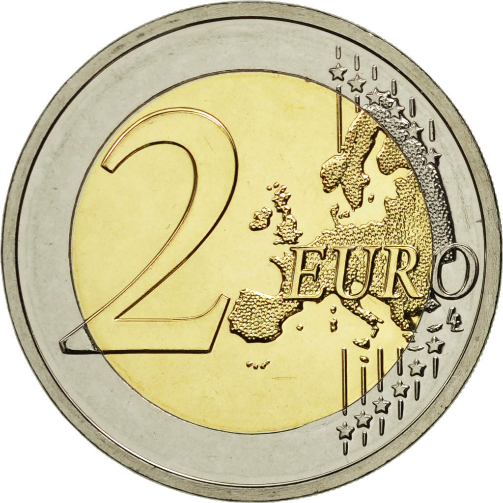 Germany, 2 Euro, Traité de l'Elysée, 2013, MS(63), Bi-Metallic