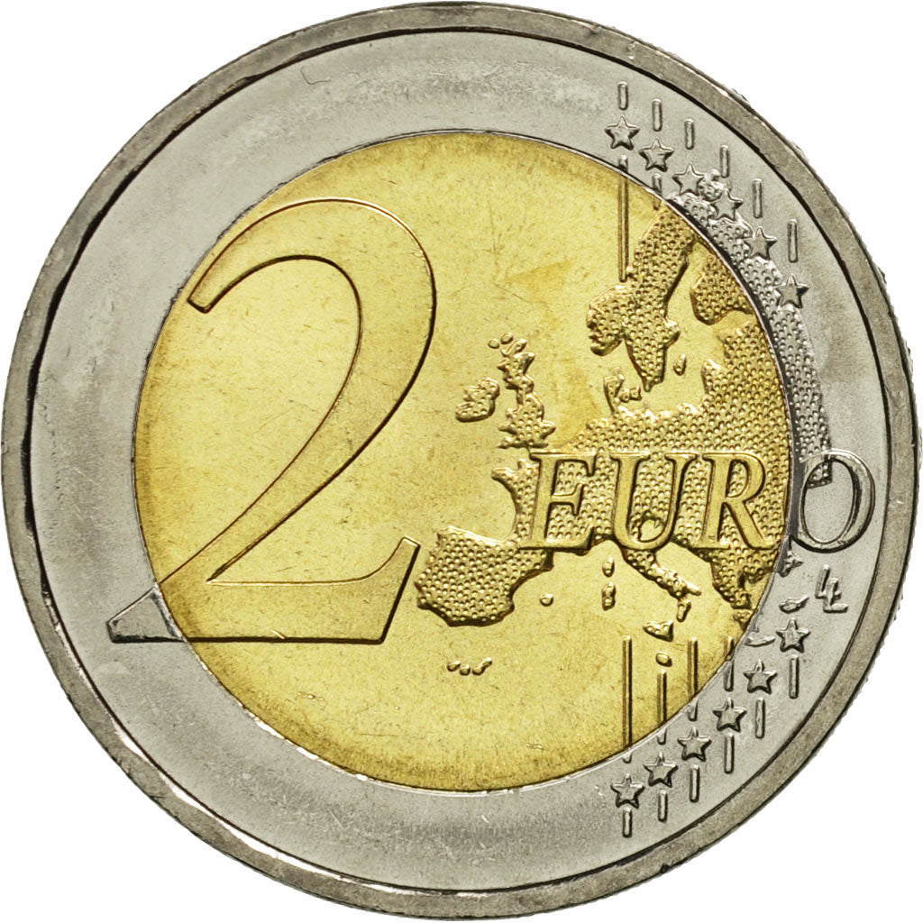 Germany, 2 Euro, Traité de l'Elysée, 2013, MS(63), Bi-Metallic