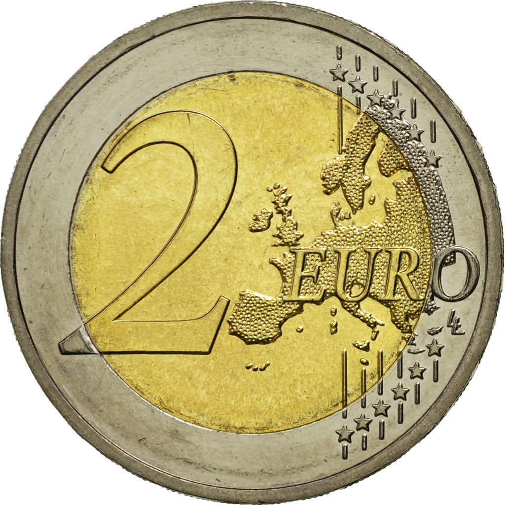 Germany, 2 Euro, Traité de l'Elysée, 2013, MS(63), Bi-Metallic