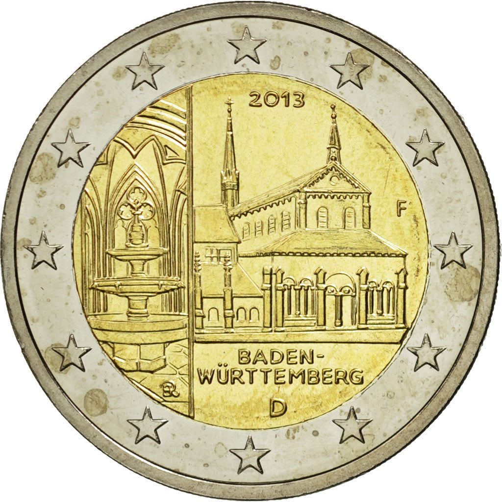 Germany, 2 Euro, Baden-Wurttemberg, 2013, MS(63), Bi-Metallic