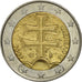 Slovakia, 2 Euro, Cross, 2009, MS(63), Bi-Metallic