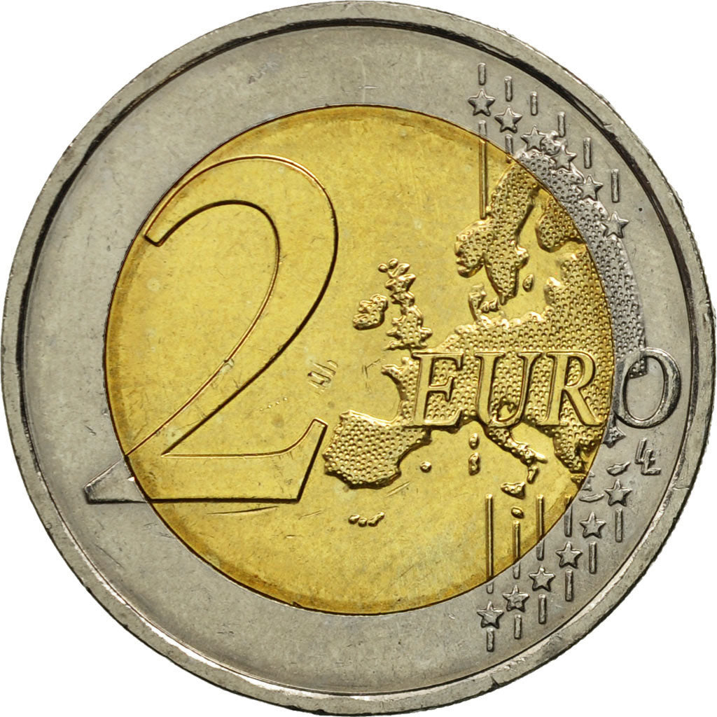 Monaco, 2 Euro, Portraits, 2011, MS(63), Bi-Metallic