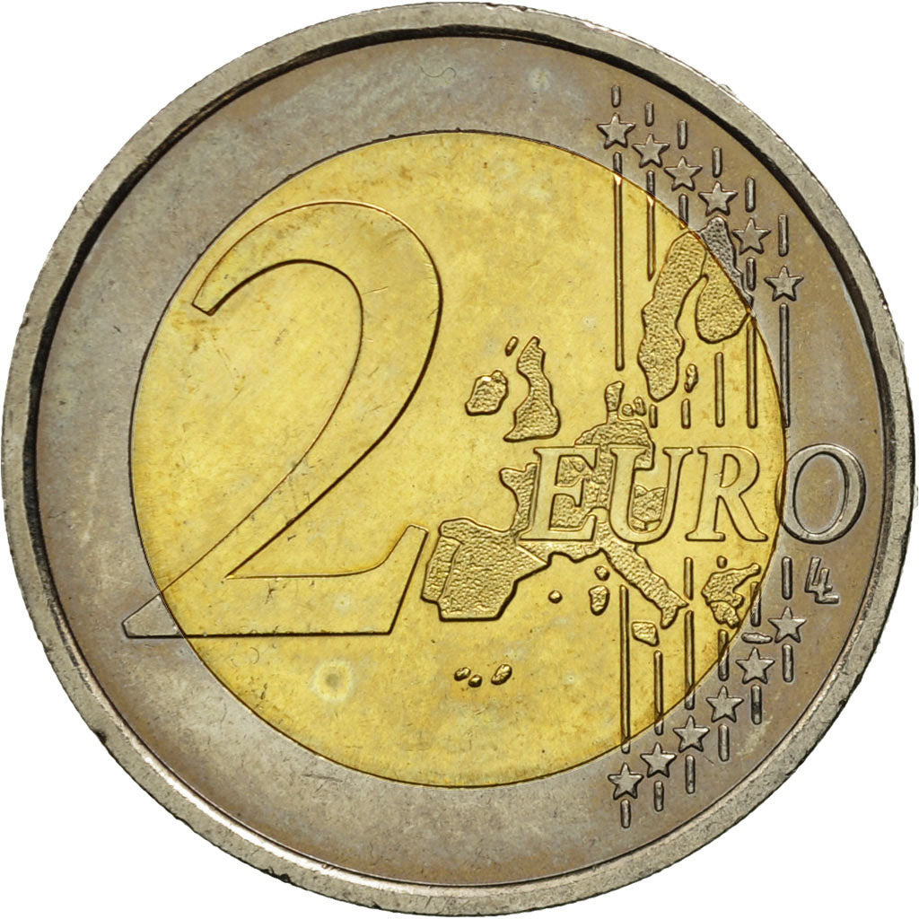 Monaco, 2 Euro, Prince Rainier III, 2011, MS(63), Bi-Metallic