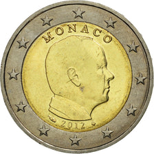 Monaco, 2 Euro, Prince Albert II, 2012, MS(63), Bi-Metallic