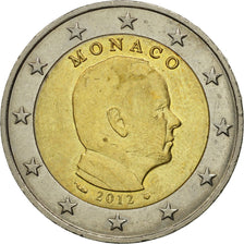 Monaco, 2 Euro, Prince Albert II, 2012, UNZ, Bi-Metallic