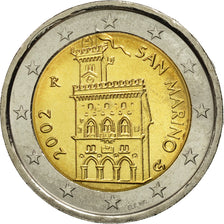 San Marino, 2 Euro, 2002, MS(63), Bi-Metallic