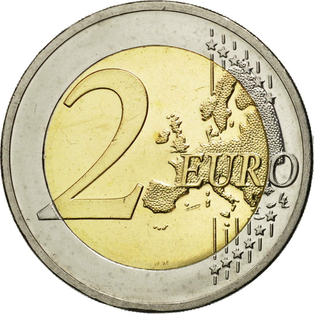 Germany, 2 Euro, 10 years euro, 2012, MS(63), Bi-Metallic