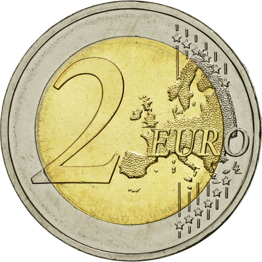 Deutschland, 2 Euro, 10 years euro, 2012, UNZ, Bi-Metallic