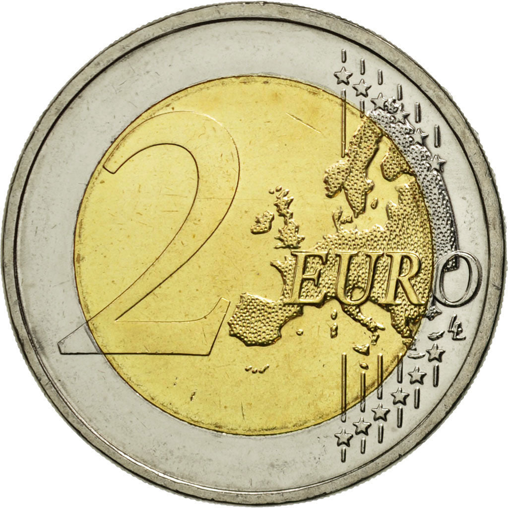 Germany, 2 Euro, 10 years euro, 2012, MS(63), Bi-Metallic