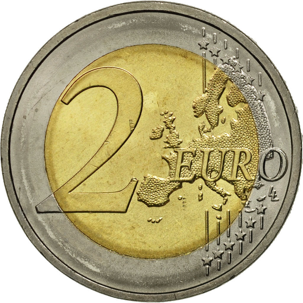 Germany, 2 Euro, 10 years euro, 2012, MS(63), Bi-Metallic
