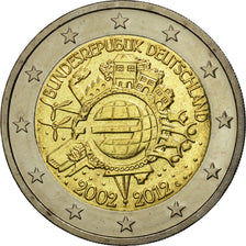 Germania, 2 Euro, 10 years euro, 2012, SPL, Bi-metallico
