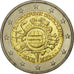 Deutschland, 2 Euro, 10 years euro, 2012, UNZ, Bi-Metallic