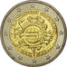 Germania, 2 Euro, 10 years euro, 2012, SPL, Bi-metallico