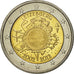 Luxemburgo, 2 Euro, 10 years euro, 2012, SC, Bimetálico