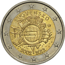 Slovaquie, 2 Euro, 10 years euro, 2012, SPL, Bi-Metallic