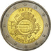 Malte, 2 Euro, 10 years euro, 2012, SPL, Bi-Metallic