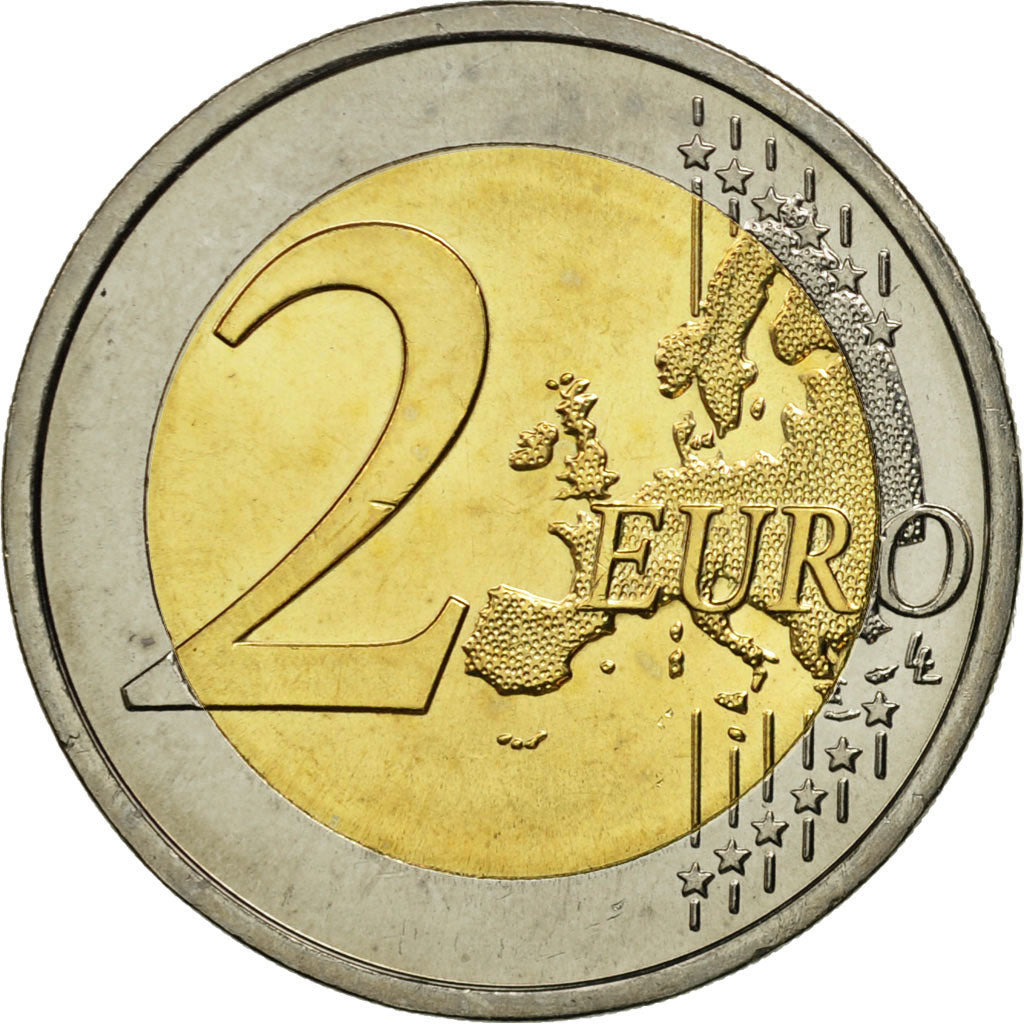 Portugal, 2 Euro, 10 years euro, 2012, MS(63), Bi-Metallic