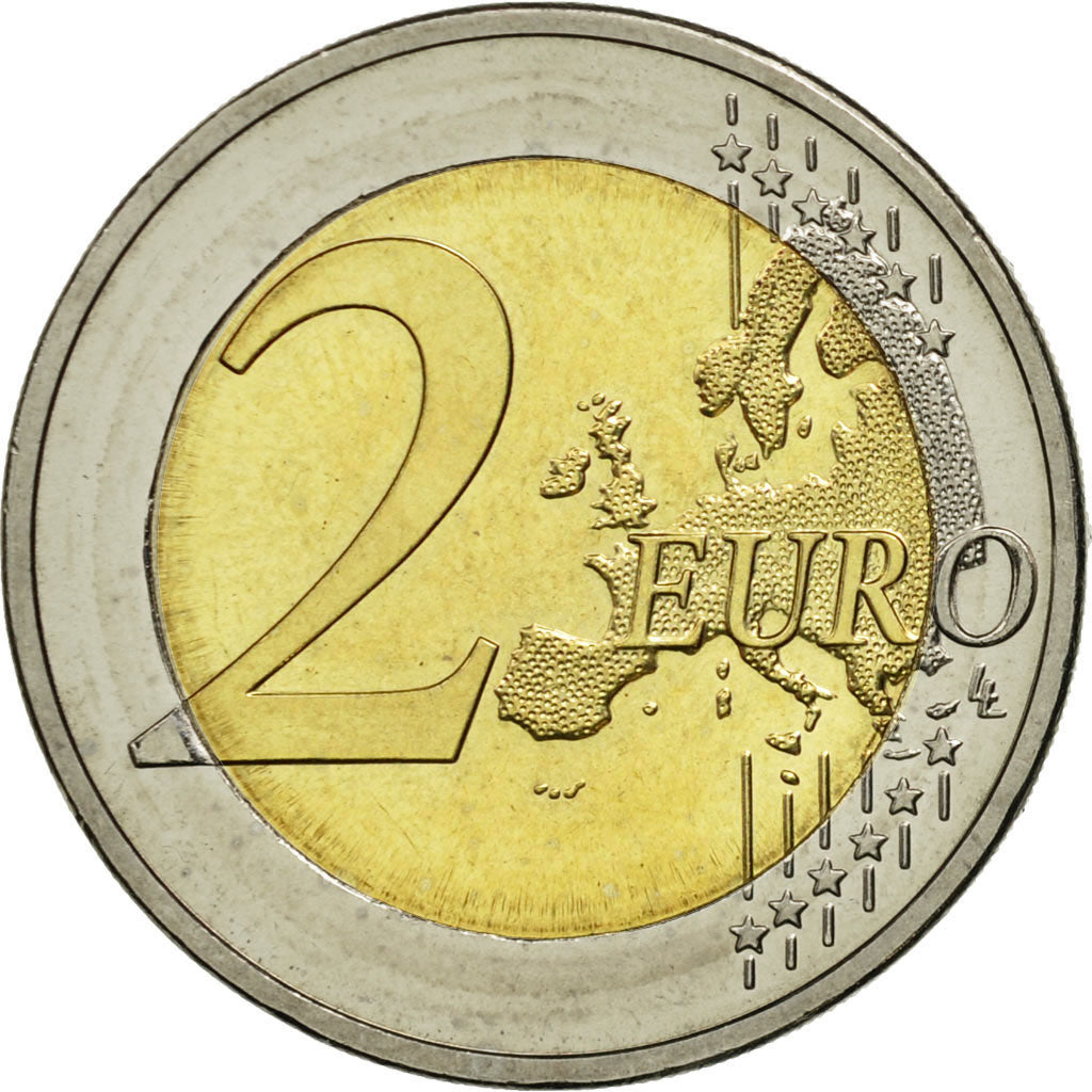 Estonia, 2 Euro, 10 years euro, 2012, MS(63), Bi-Metallic
