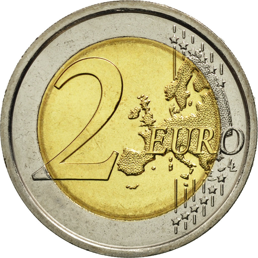 Italy, 2 Euro, 10 years euro, 2012, MS(63), Bi-Metallic