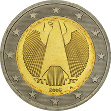 GERMANY - FEDERAL REPUBLIC, 2 Euro, 2006, MS(63), Bi-Metallic, KM:253