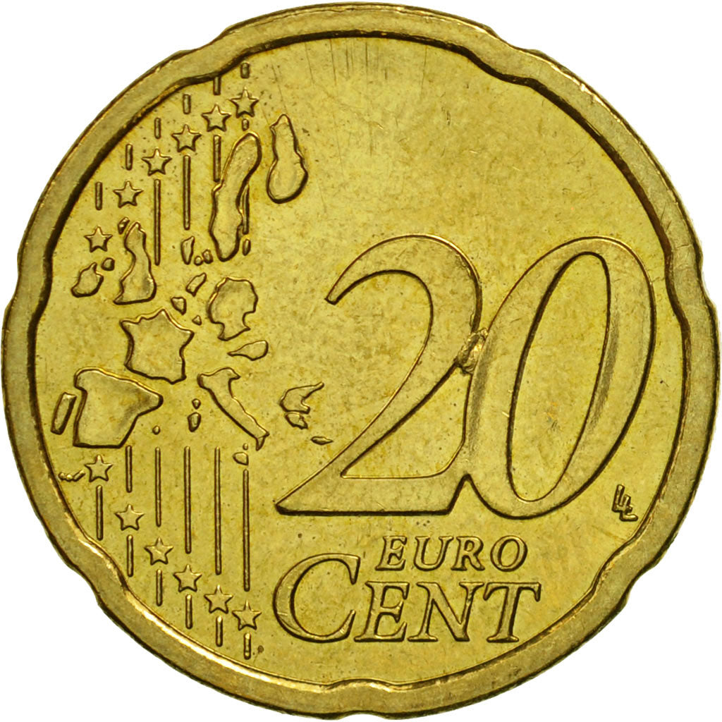 Austria, 20 Euro Cent, 2007, SPL, Ottone, KM:3086