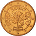 Austria, 5 Euro Cent, 2002, MS(63), Copper Plated Steel, KM:3084