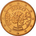 Österreich, 5 Euro Cent, 2002, UNZ, Copper Plated Steel, KM:3084