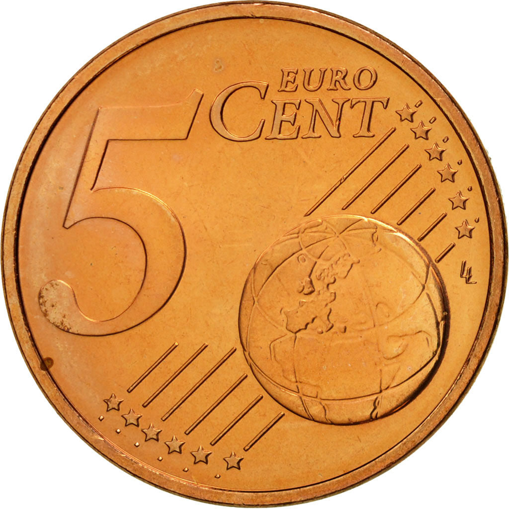 Austria, 5 Euro Cent, 2002, MS(63), Copper Plated Steel, KM:3084