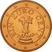 Oostenrijk, Euro Cent, 2002, UNC-, Copper Plated Steel, KM:3082