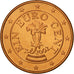 Austria, Euro Cent, 2002, MS(63), Copper Plated Steel, KM:3082