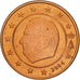 Belgien, 2 Euro Cent, 2004, UNZ, Copper Plated Steel, KM:225