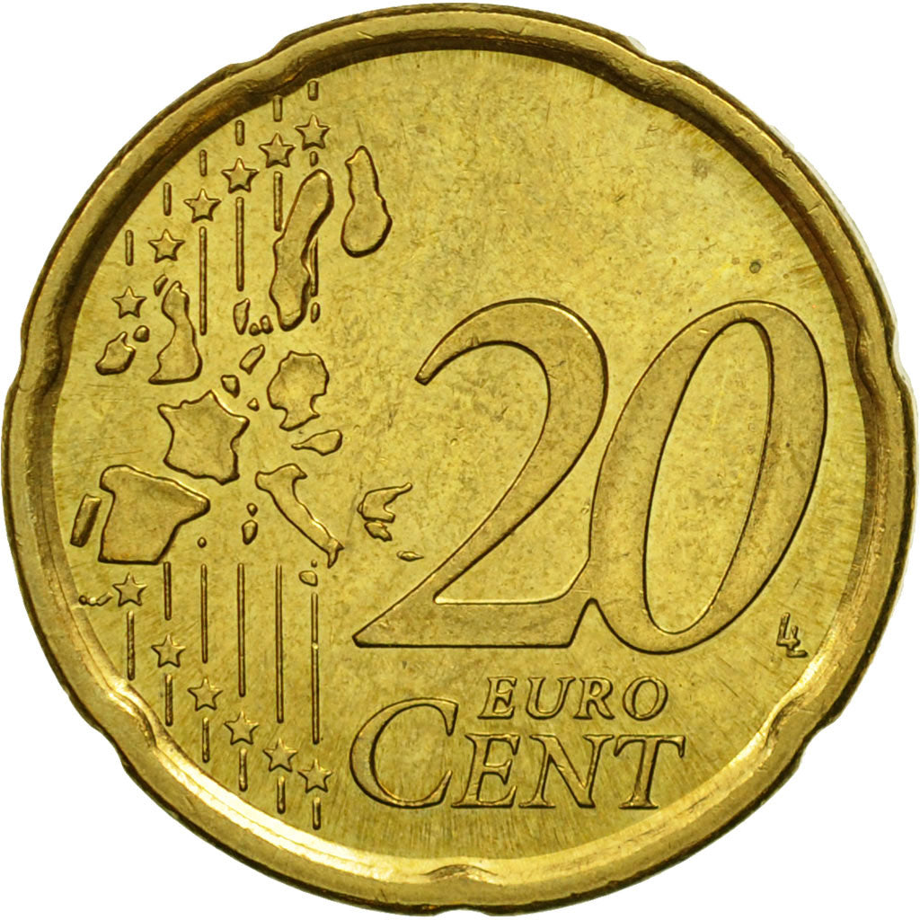 Spanje, 20 Euro Cent, 2006, UNC-, Tin, KM:1044