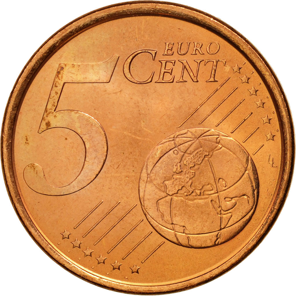 Spain, 5 Euro Cent, 2000, MS(63), Copper Plated Steel, KM:1042