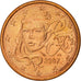 Moneta, Francja, 5 Euro Cent, 2007, Paris, MS(63), Miedź platerowana stalą