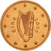 REPÚBLICA DE IRLANDA, 2 Euro Cent, 2005, SC, Cobre chapado en acero, KM:33