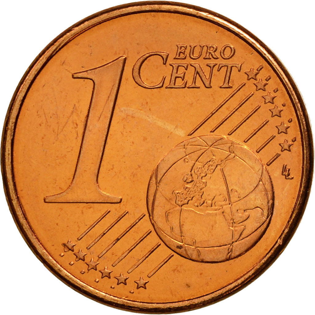 IRELAND REPUBLIC, Euro Cent, 2002, MS(63), Copper Plated Steel, KM:32