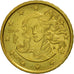 Italy, 10 Euro Cent, 2002, MS(63), Brass, KM:213