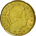 Luxembourg, 20 Euro Cent, 2007, SPL, Laiton, KM:90