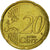 Luxemburg, 20 Euro Cent, 2007, UNZ, Messing, KM:90