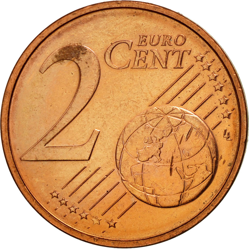 Luxembourg, 2 Euro Cent, 2002, MS(63), Copper Plated Steel, KM:76