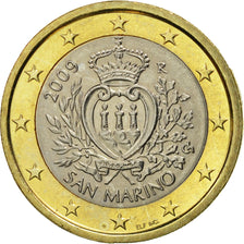 San Marino, Euro, 2009, SC, Bimetálico, KM:485