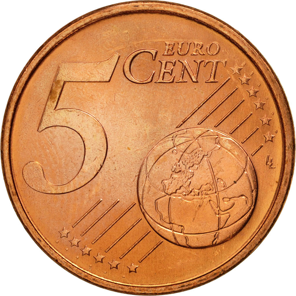 Portugal, 5 Euro Cent, 2004, Lisbon, MS(63), Miedź platerowana stalą, KM:742