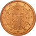 Portugal, 2 Euro Cent, 2002, UNZ, Copper Plated Steel, KM:741