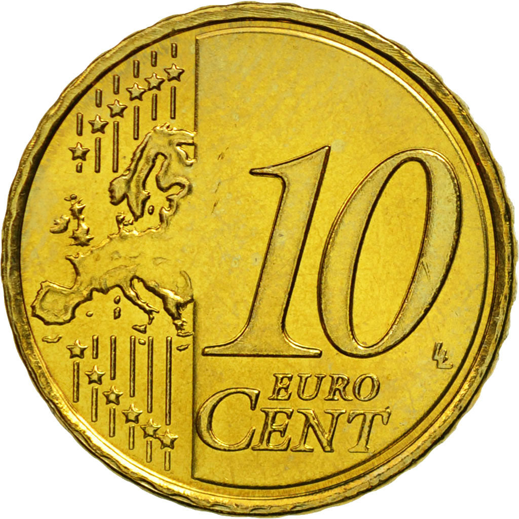 Niederlande, 10 Euro Cent, 2011, UNZ, Messing, KM:268