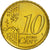 Holandia, 10 Euro Cent, 2011, Utrecht, MS(63), Mosiądz, KM:268