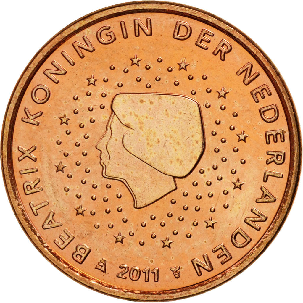 Holandia, 5 Euro Cent, 2011, Utrecht, MS(63), Miedź platerowana stalą, KM:236