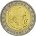 Monaco, 2 Euro, 2001, UNZ, Bi-Metallic, KM:174