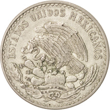 MEXICO, Peso, 1947, Mexico City, KM #456, AU(50-53), Silver, 32, 13.89