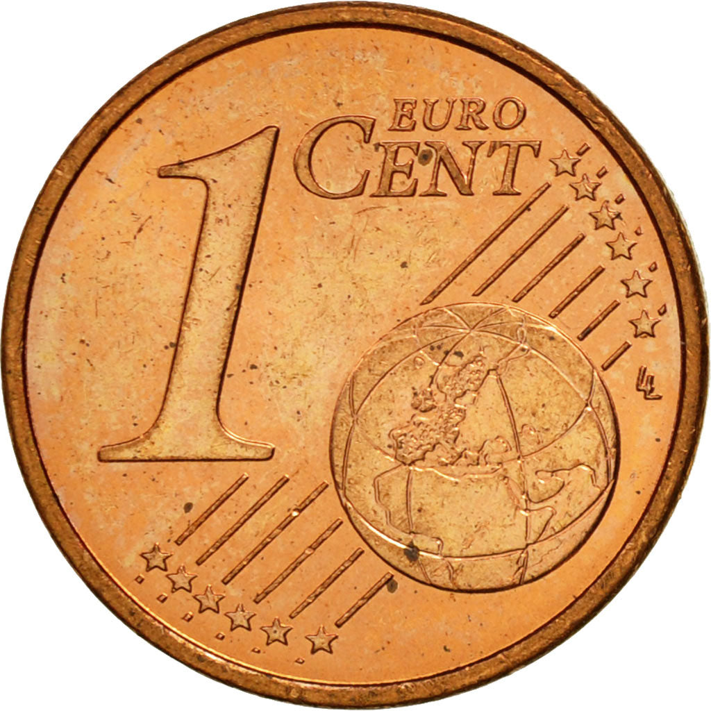 Monaco, Euro Cent, 2001, MS(63), Copper Plated Steel, KM:167