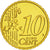Österreich, 10 Euro Cent, 2004, UNZ, Messing, KM:3085